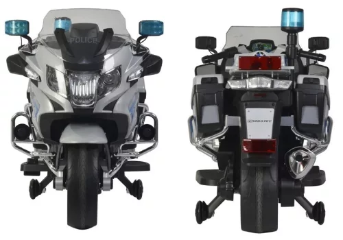 BMW Rendőrségi Motorkerékpár Ezüst - Elektromos Motorkerékpár