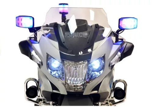 BMW Rendőrségi Motorkerékpár Ezüst - Elektromos Motorkerékpár