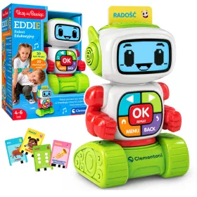   Eddie oktatórobot lengyel nyelvtanulás játékon keresztül Clementoni 50411