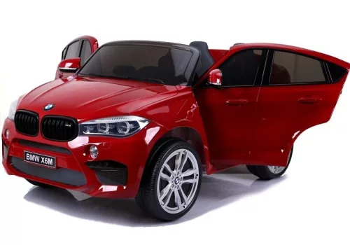 ÚJ BMW X6M piros fényezés - Elektromos Ride-On