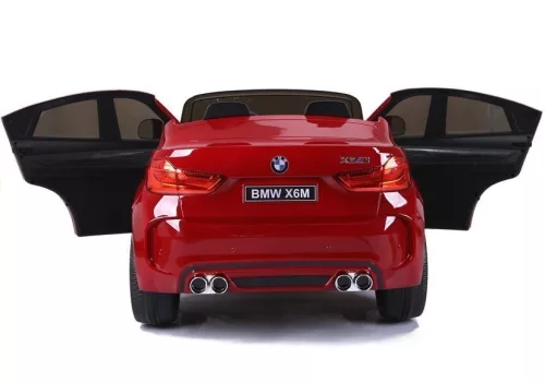 ÚJ BMW X6M piros fényezés - Elektromos Ride-On