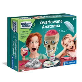   Tudományos, szórakoztató, őrült anatómiai készlet lengyel nyelvvel, Clementoni 50697