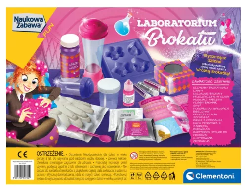 Tudomány és játék Csillámos laboratórium Tündérvilág lengyel nyelvű Clementoni 50700