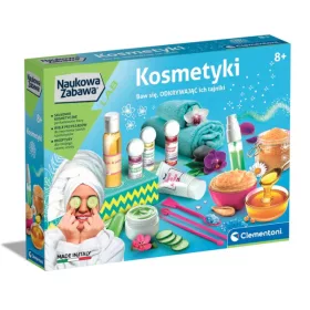   Tudományos szórakoztató kozmetikai laboratórium: krémek és fürdősók lengyel nyelven Clementoni 50891