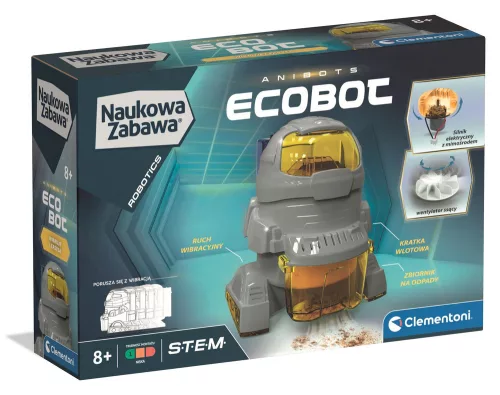 Science & Play EcoBot robotkészlet lengyel nyelvvel, Clementoni 50061
