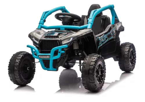 Kawasaki JS330 24V5Ah fekete és kék akkumulátoros autó