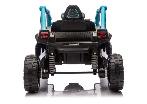 Kawasaki JS330 24V5Ah fekete és kék akkumulátoros autó