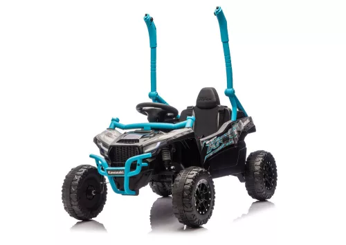 Kawasaki JS330 24V5Ah fekete és kék akkumulátoros autó