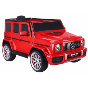 S306-1 Piros akkumulátoros autó Mercedes G63