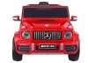 S306-1 Piros akkumulátoros autó Mercedes G63