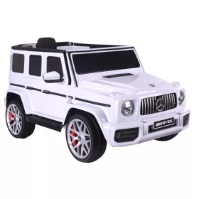 Akkumulátoros autó S306-1 Fehér Mercedes G63