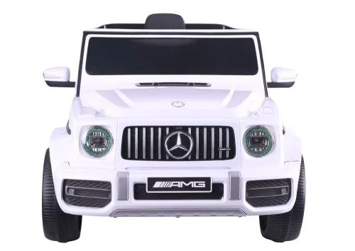 Akkumulátoros autó S306-1 Fehér Mercedes G63