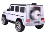 Akkumulátoros autó S306-1 Fehér Mercedes G63