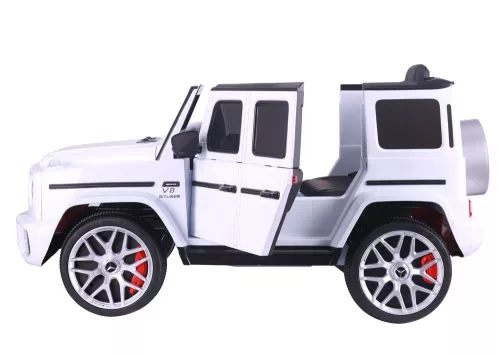 Akkumulátoros autó S306-1 Fehér Mercedes G63