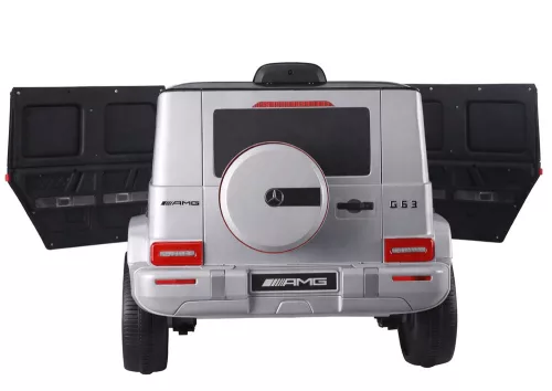 Akkumulátoros autó S306-1 Ezüst Mercedes G63
