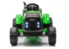 CH9959B Akkumulátoros traktor pótkocsival, világoszöld, 24V