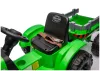 CH9959B Akkumulátoros traktor pótkocsival, világoszöld, 24V
