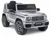 Mercedes AMG G 63 ezüstre festett akkumulátoros autó
