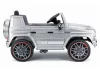 Mercedes AMG G 63 ezüstre festett akkumulátoros autó