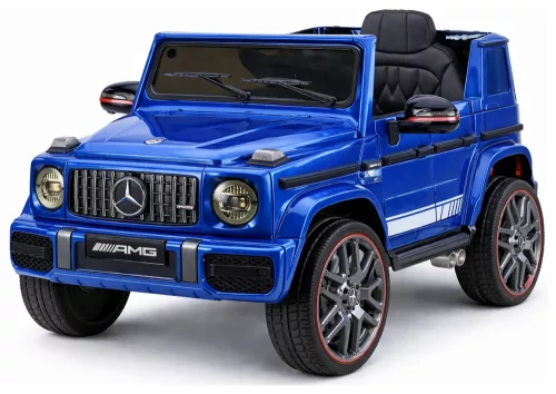 Mercedes AMG G 63 kékre festett elektromos kisautó