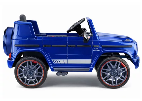 Mercedes AMG G 63 kékre festett elektromos kisautó