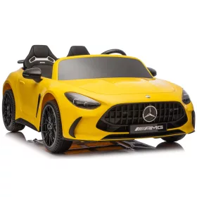   Mercedes GT63 AMG DK-GT63 24V LCD akkumulátoros autó, sárga