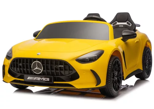 Mercedes GT63 AMG DK-GT63 24V LCD akkumulátoros autó, sárga
