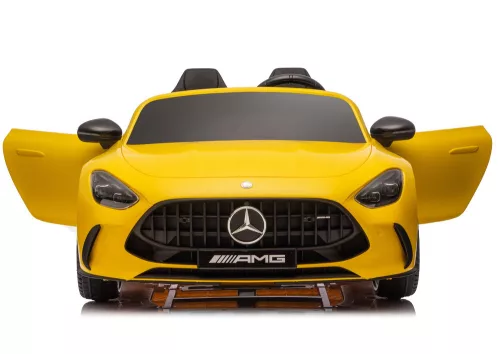 Mercedes GT63 AMG DK-GT63 24V LCD akkumulátoros autó, sárga