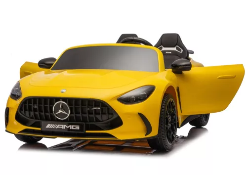 Mercedes GT63 AMG DK-GT63 24V LCD akkumulátoros autó, sárga