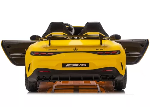 Mercedes GT63 AMG DK-GT63 24V LCD akkumulátoros autó, sárga