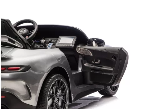 Mercedes GT63 AMG DK-GT63 24V LCD elektromos kisautó, szürke fényezéssel