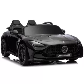   Mercedes GT63 AMG DK-GT63 24V LCD akkumulátoros autó csendes motorral, fekete színben
