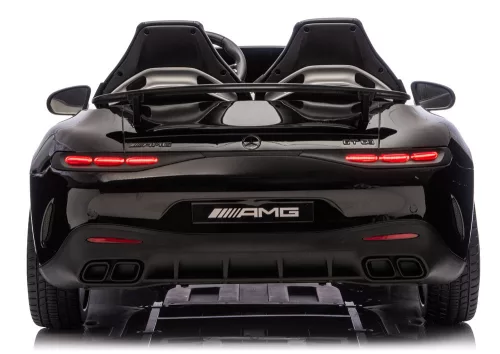 Mercedes GT63 AMG DK-GT63 24V LCD akkumulátoros autó csendes motorral, fekete színben