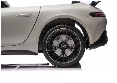 Mercedes GT63 AMG DK-GT63 24V LCD akkumulátoros autó, világosszürke