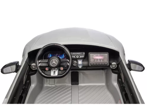 Mercedes GT63 AMG DK-GT63 24V LCD akkumulátoros autó, világosszürke