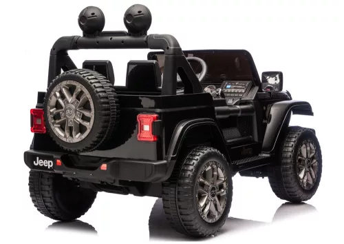 Jeep Rubicon 4x4 DK-JWR556 4x200W 24V fekete akkumulátoros jármű