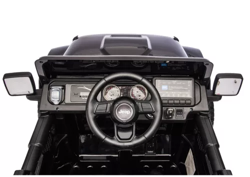 Jeep Rubicon 4x4 DK-JWR556 4x200W 24V fekete akkumulátoros jármű