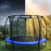 Trambulinhoz való, rugós alátét, kék, 244-252 cm, 8 láb