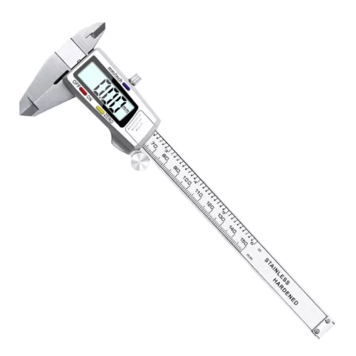 Elektronikus digitális LCD tolómérő precíziós rozsdamentes acélból 150 mm