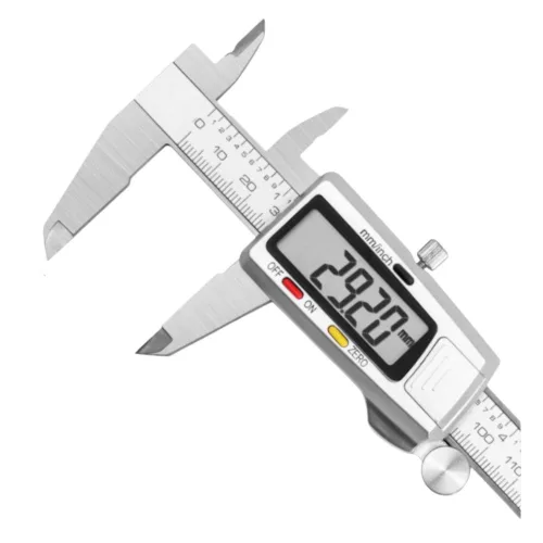 Elektronikus digitális LCD tolómérő precíziós rozsdamentes acélból 150 mm