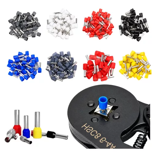 Krimpelő szerszámkészlet kábelcsatlakozókhoz és érvéghüvelyekhez 1800 db.