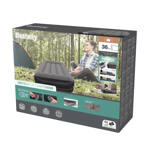Tritech felfújható matrac 191x97cm Bestway 671BT egyszemélyes felfújható matrac