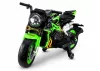 XW-07 Akkumulátoros Motorkerékpár Megvilágított LED Kerekekkel Zöld