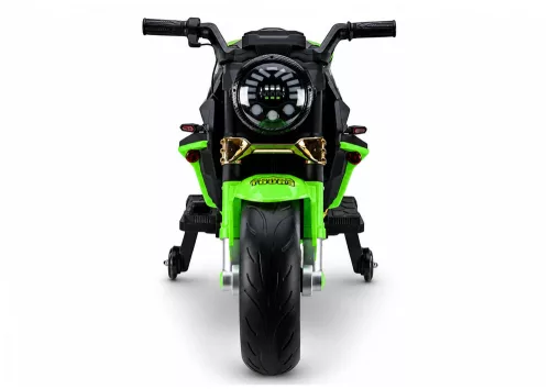 XW-07 Akkumulátoros Motorkerékpár Megvilágított LED Kerekekkel Zöld