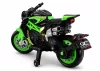 XW-07 Akkumulátoros Motorkerékpár Megvilágított LED Kerekekkel Zöld