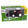 RC piros távirányítású mezőgazdasági traktor bálafogóval 1:24