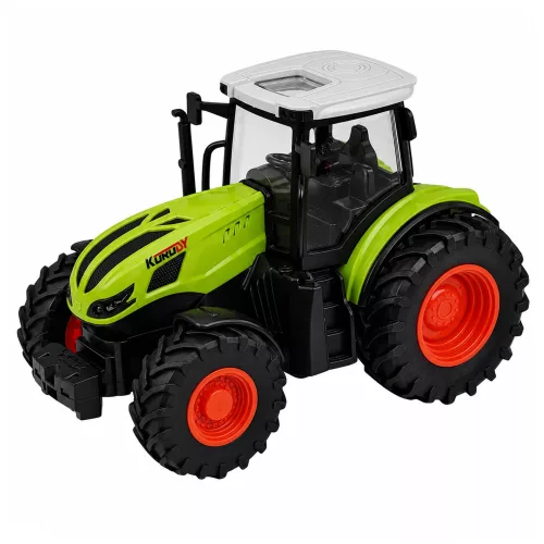 RC Távirányítású traktor erdészeti utánfutóval és rönkfogóval 1:24