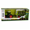 RC Távirányítású traktor erdészeti utánfutóval és rönkfogóval 1:24