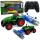 RC Zöld Traktor Úthengerrel és Farmerrel 1:24 Távirányítós
