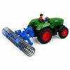 RC Zöld Traktor Úthengerrel és Farmerrel 1:24 Távirányítós